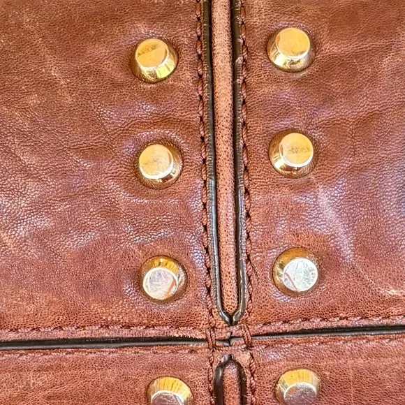 Michael Kors Distressed Uptown Astor Studded Hobo Bag - Picture 7 of 12